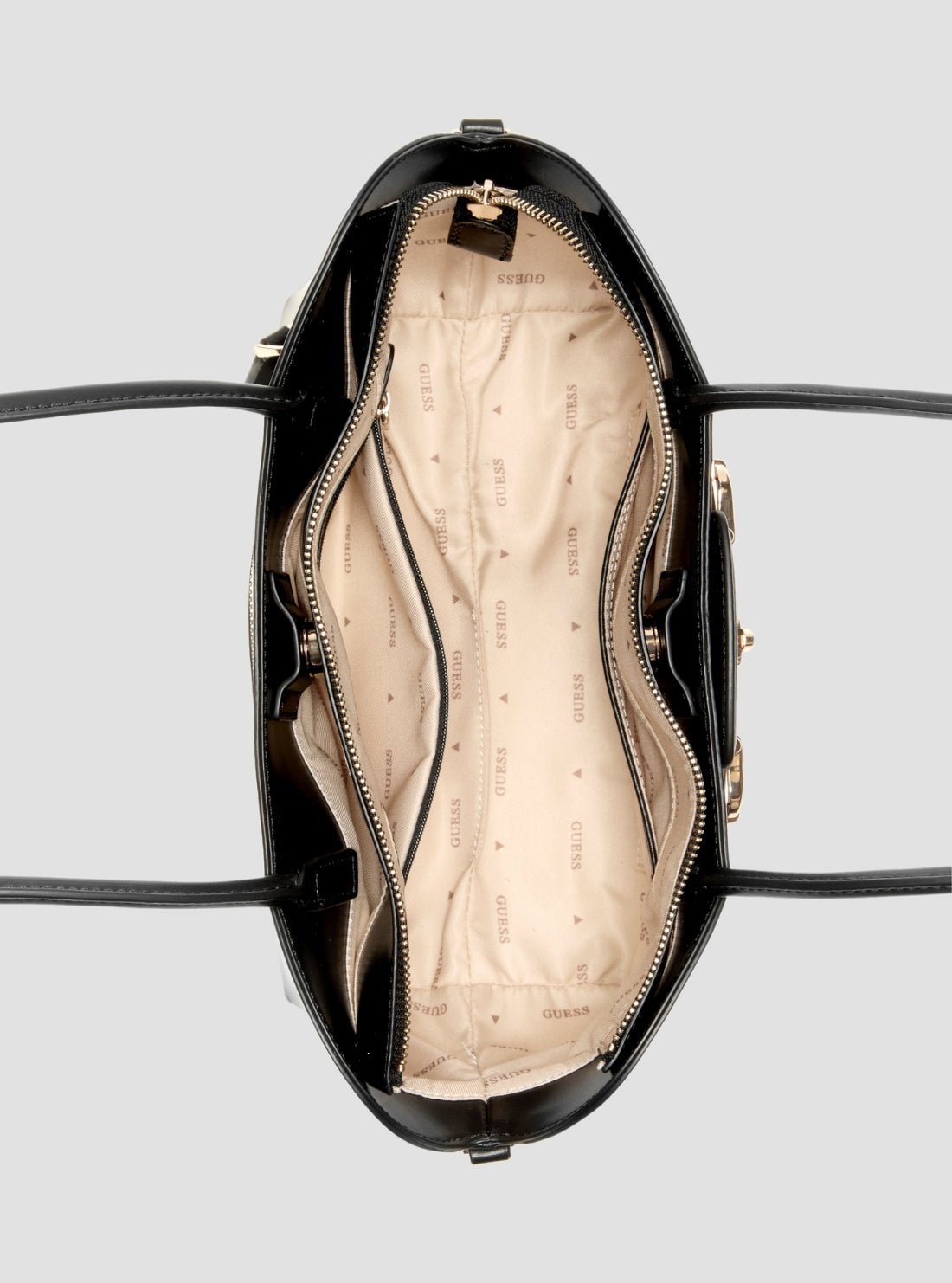 Guess Black janie shoulder satchel bag
