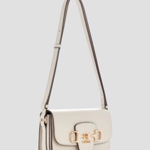 Guess White janie convertible crossbody flap bag