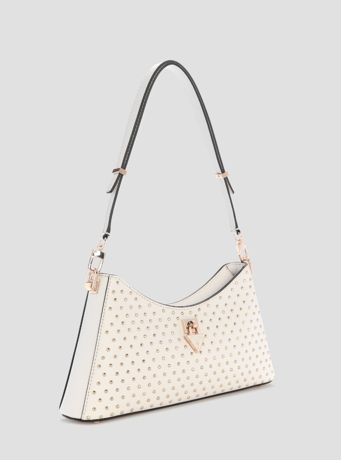 Guess White patsie shoulder bag