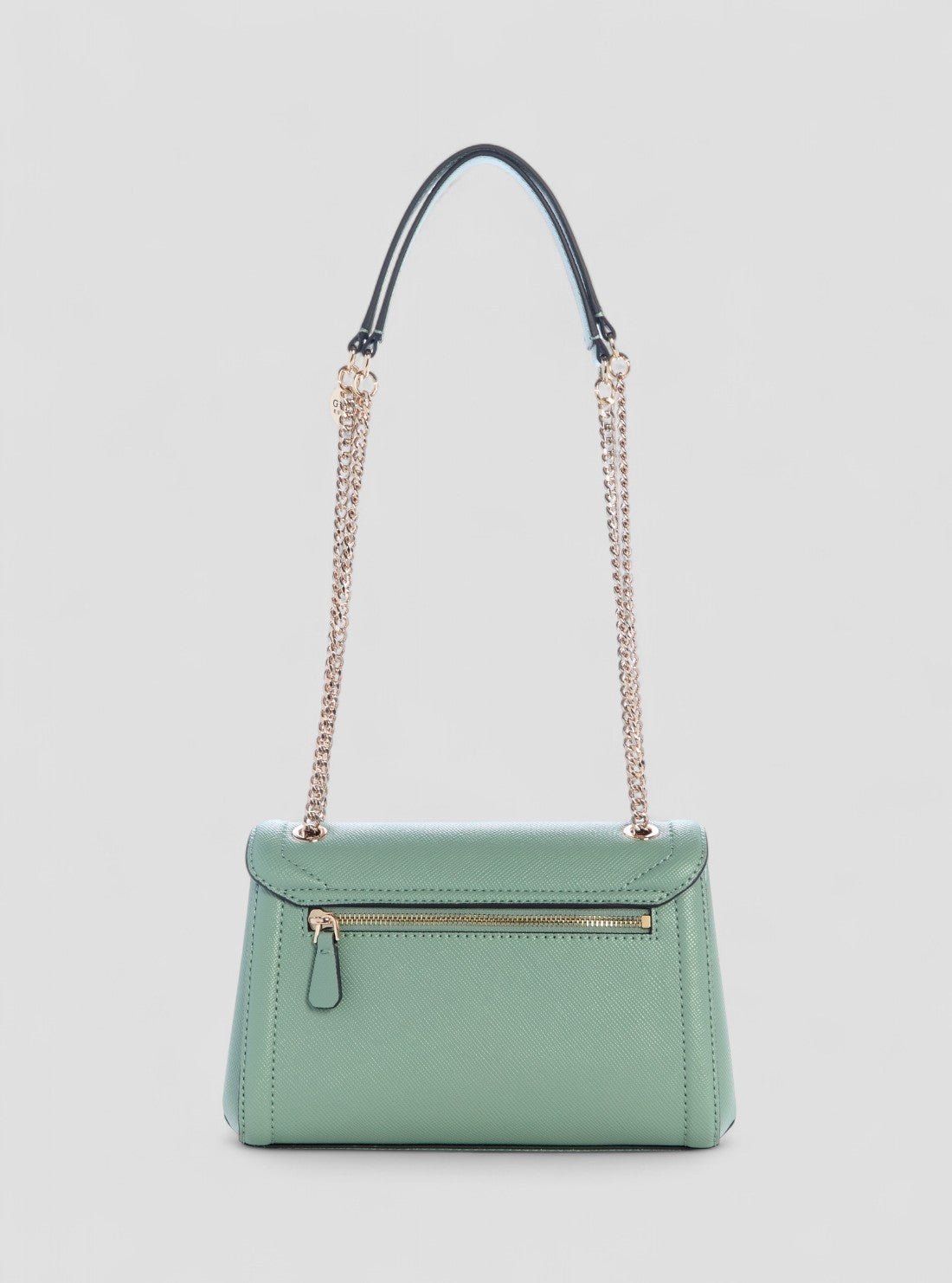 Guess Green noelle convertible crossbody flap bag