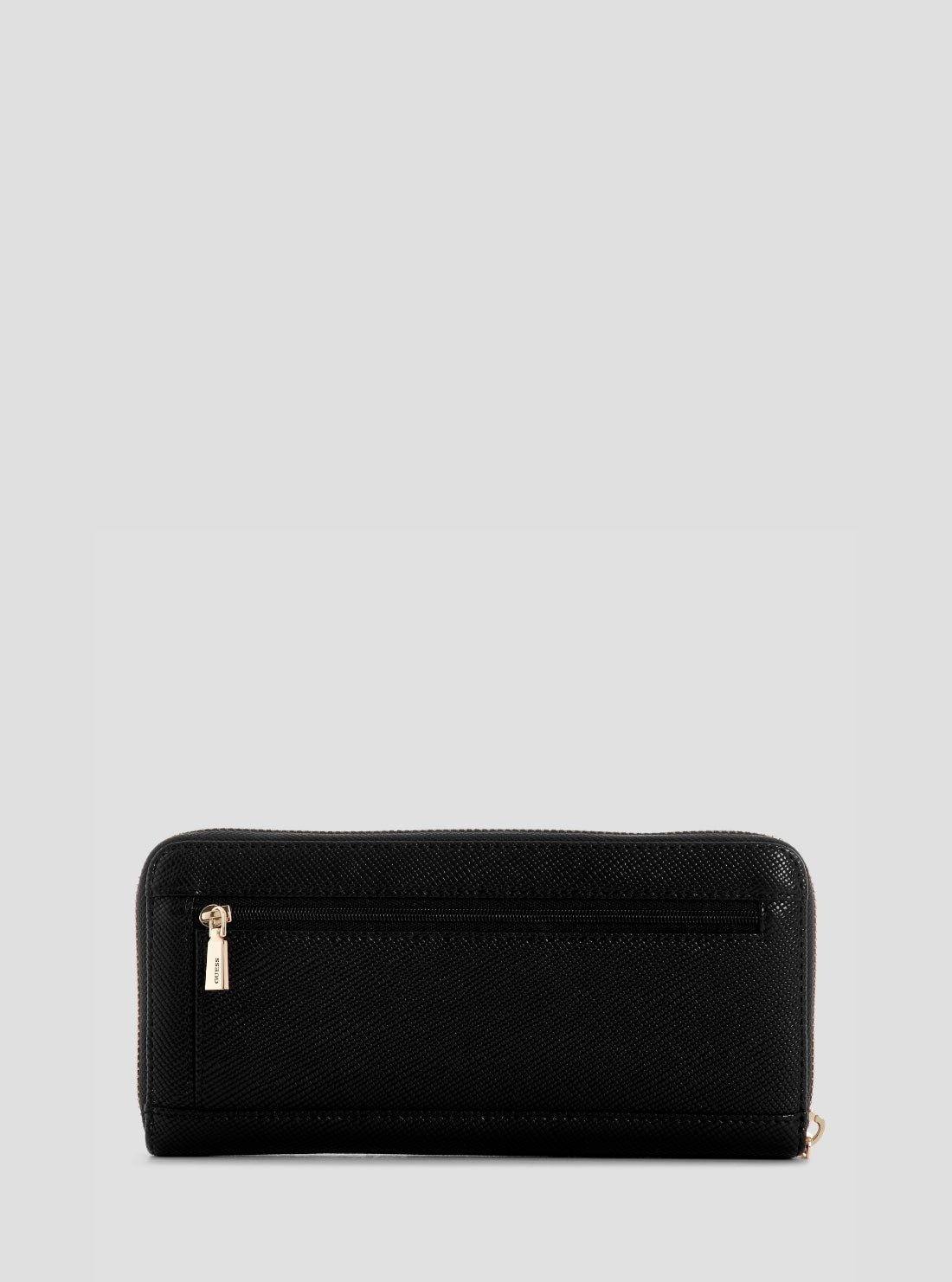 Guess Black gilda large zip around wallet