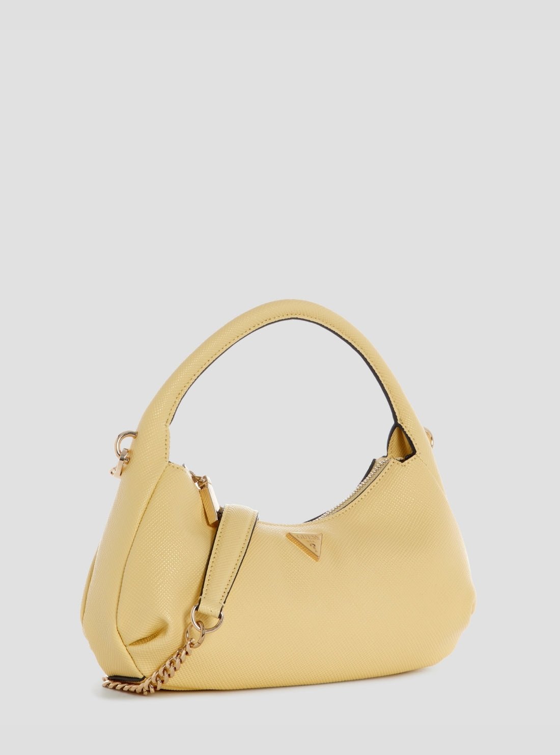 Guess Yellow gilda mini hobo bag