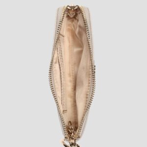 Guess White patsie key ring pouch