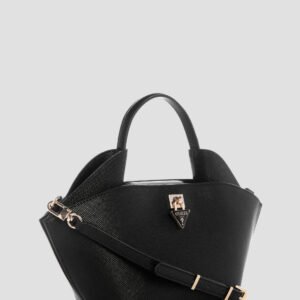 Guess Black patsie mini tote bag