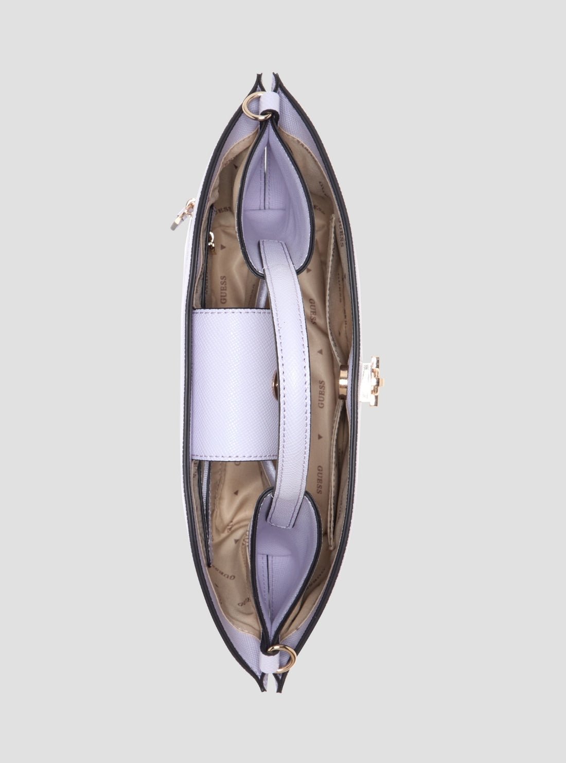 Guess Lilac patsie mini tote bag