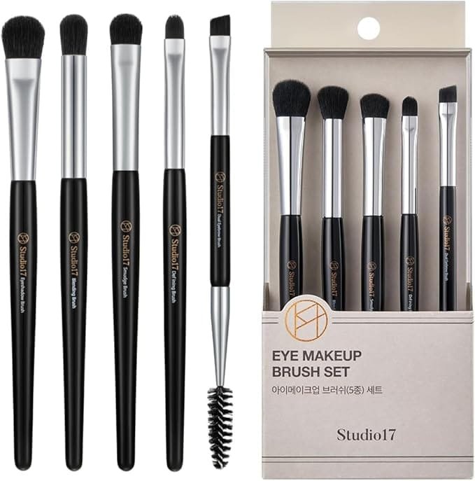 STUDIO17 Eye Makeup Brush Set 5 Pieces